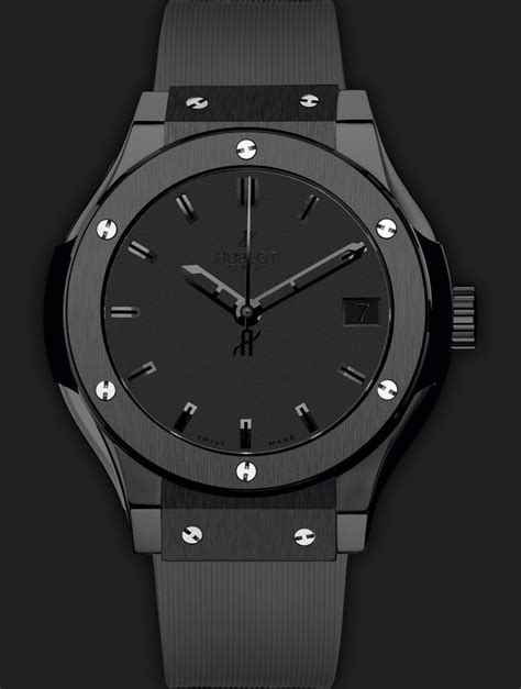 hublot classic fusion all black limited edition|hublot classic fusion titanium price.